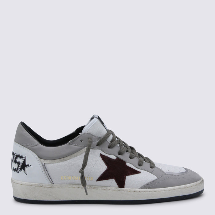 Golden Goose Sneakers White/dove/bordeaux _cover Tex/le - Sole El
