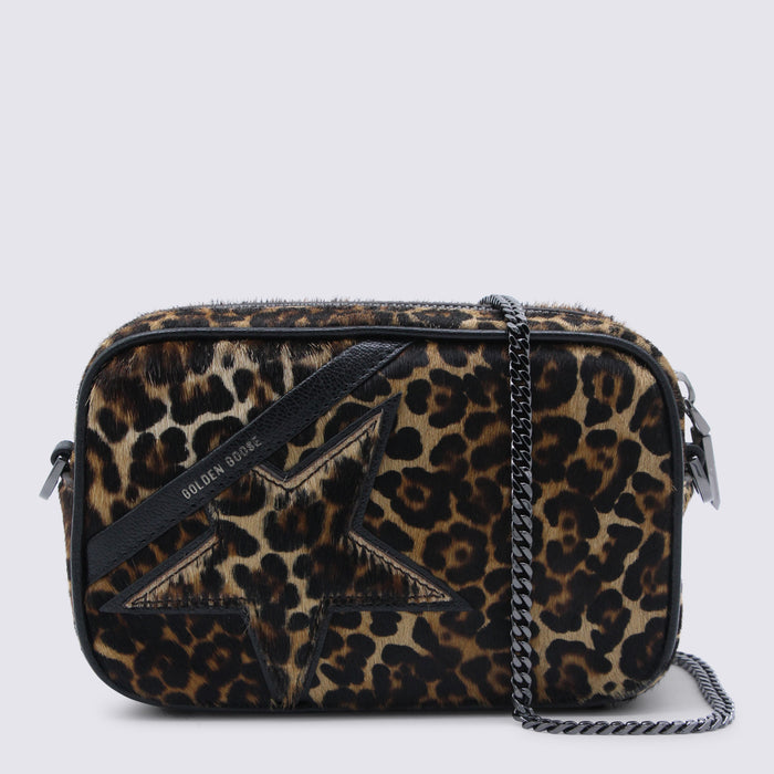 Golden Goose Bags Beige Brown/leo/black _le