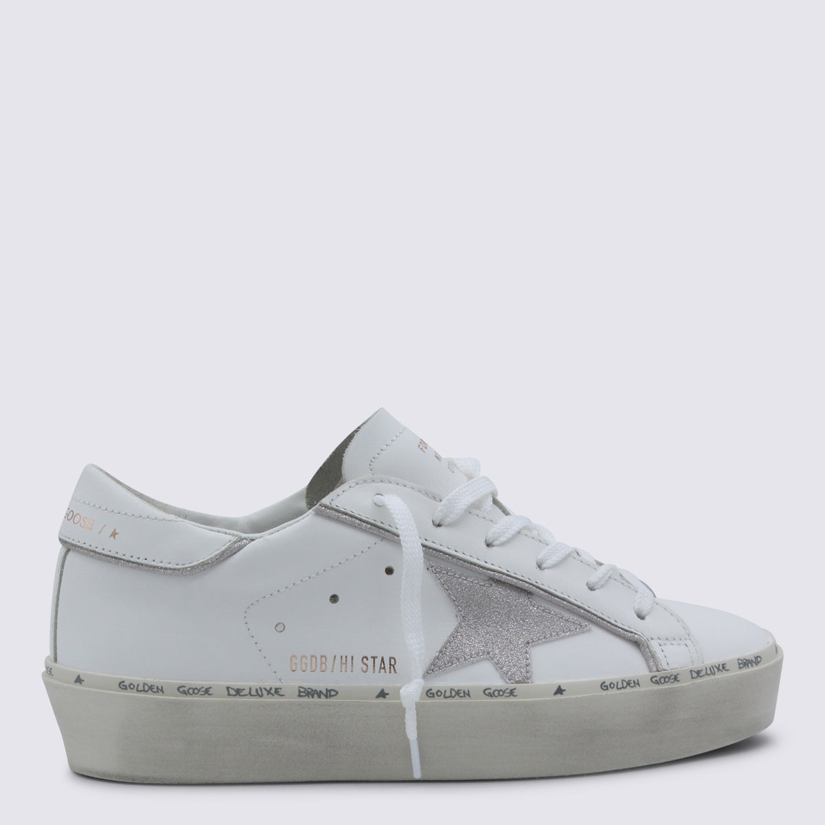 Golden Goose Sneakers White/platinum _cover Tex/le - Sole Tp