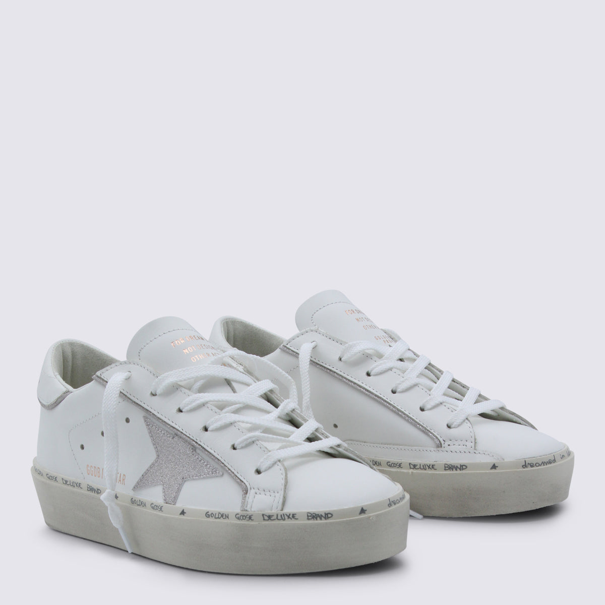 Golden Goose Sneakers White/platinum _cover Tex/le - Sole Tp