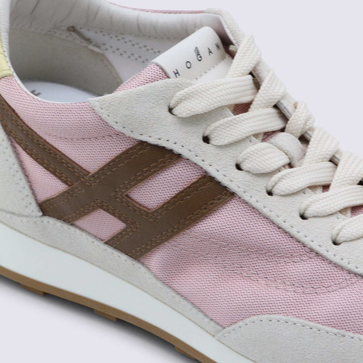 Hogan Sneakers Rosa/marrone/giallo _cover Tex/le Sole El