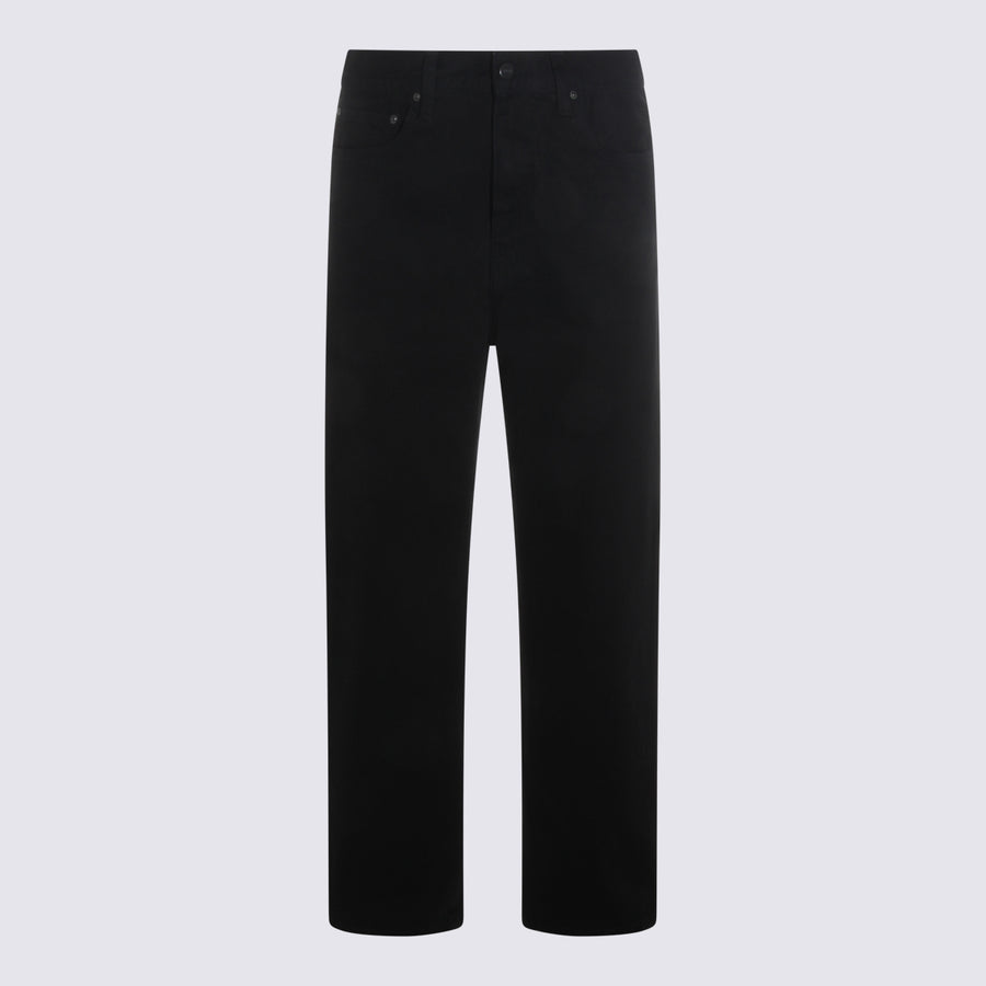 Carhartt Wip 100% Cotton trousers in black