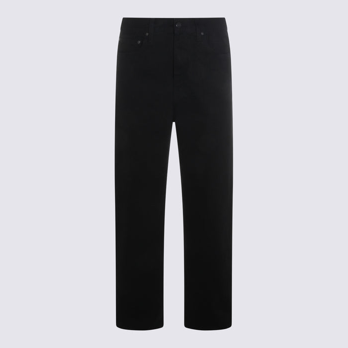 Carhartt Wip Trousers Black Rinsed