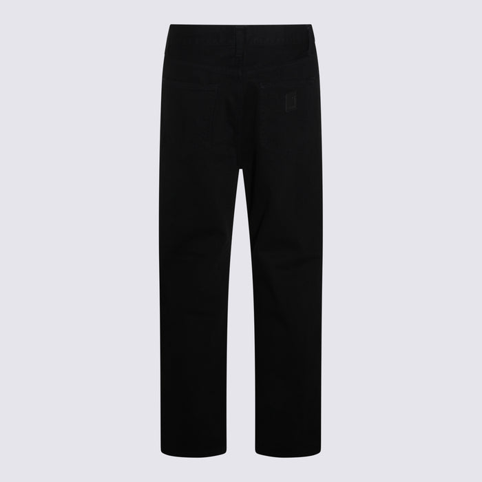 Carhartt Wip Trousers Black Rinsed