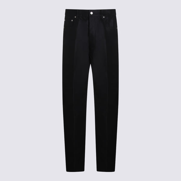 Rick Owens 62% cotton jeans in black