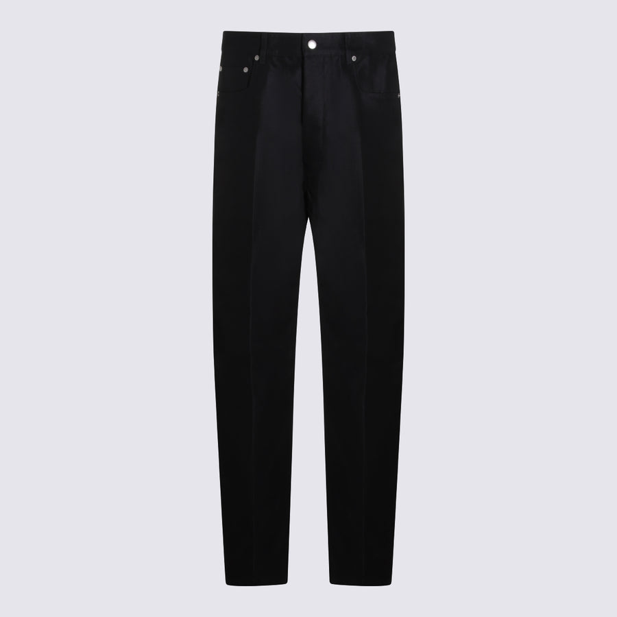 Rick Owens 62% cotton jeans in black