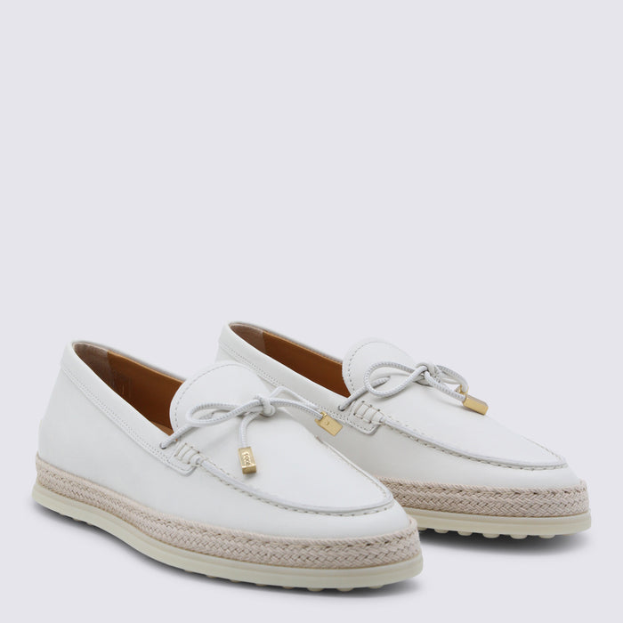 Tods Flat shoes White _cover Tex/le Sole El