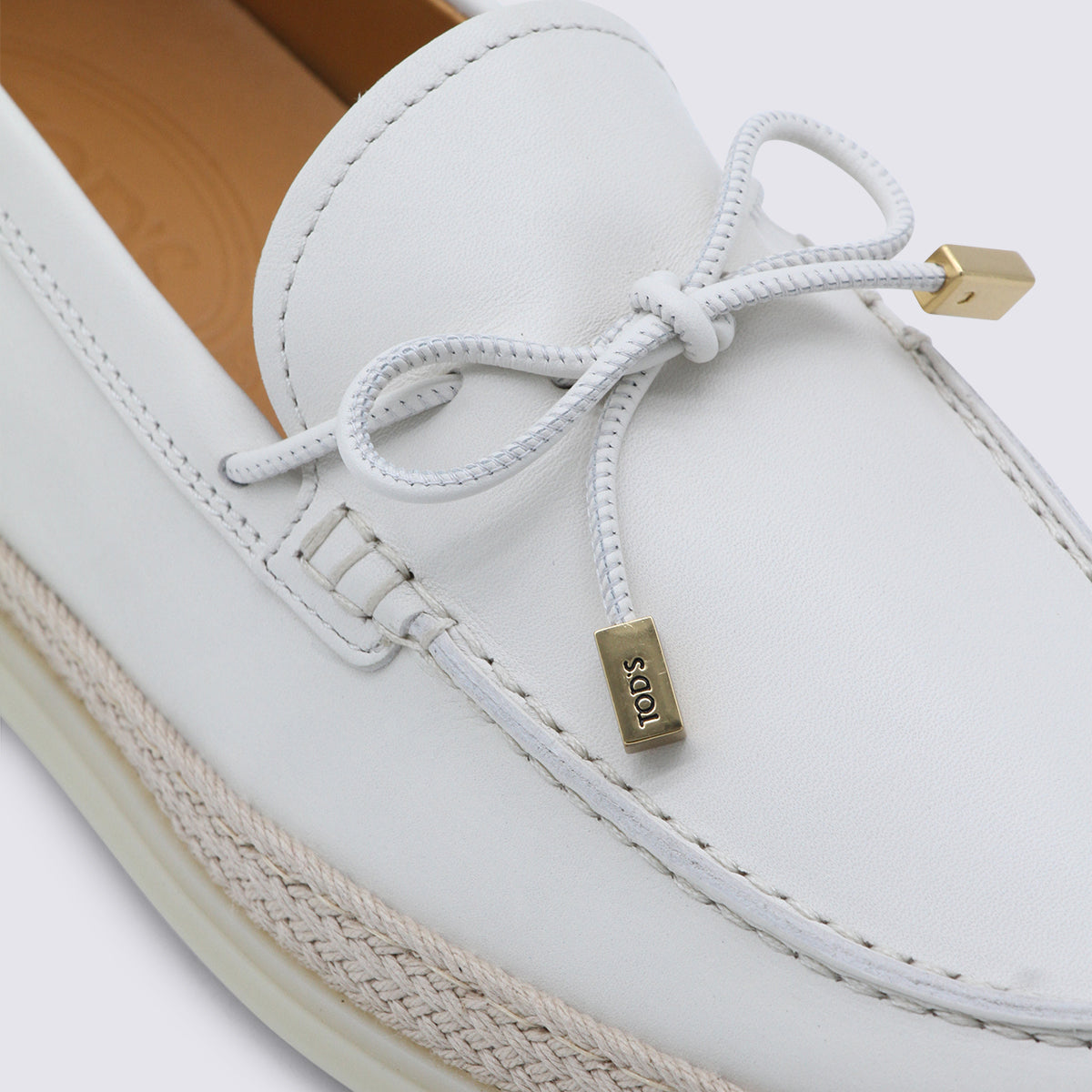 Tods Flat shoes White _cover Tex/le Sole El