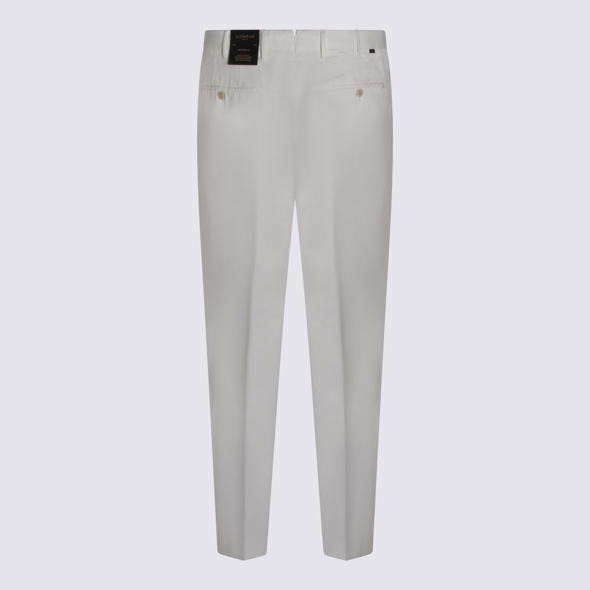Incotex Trousers White _100 % Co