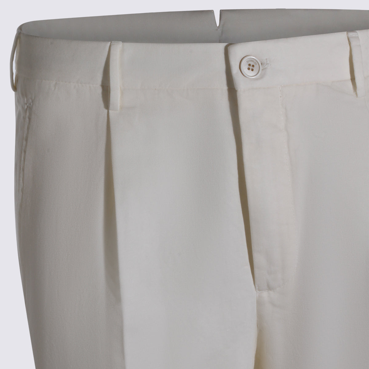 Incotex Trousers White _100 % Co