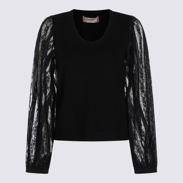 Twin-set Sweaters Black Vi Pl Ea