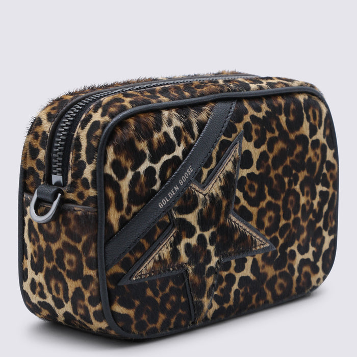 Golden Goose Bags Beige Brown/leo/black _le