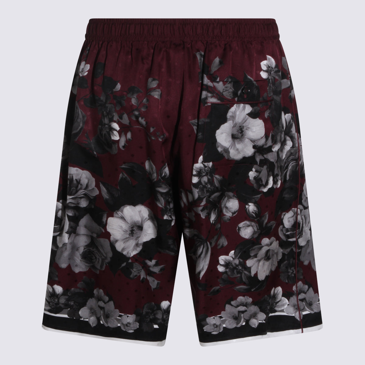 Dolce & Gabbana Shorts Bordeauxblack _co