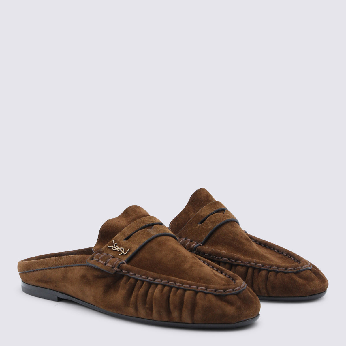 Saint Laurent Flat shoes Dark Havana _cover Le Sole