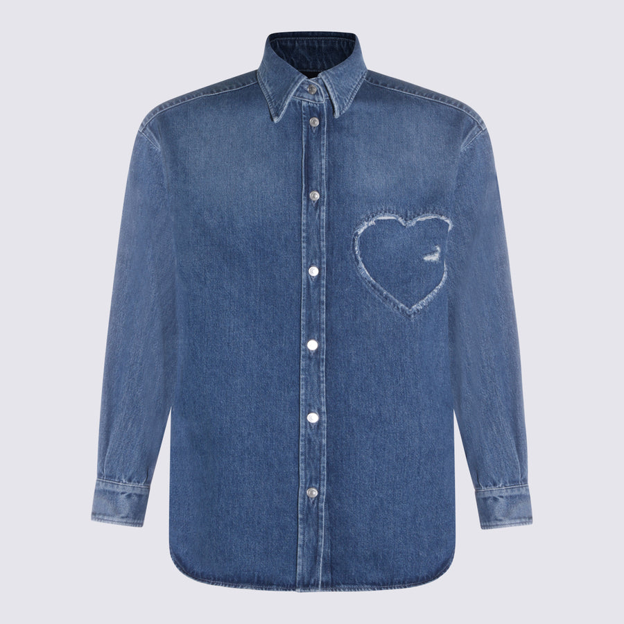 Moschino 100% Cotton shirt in blue