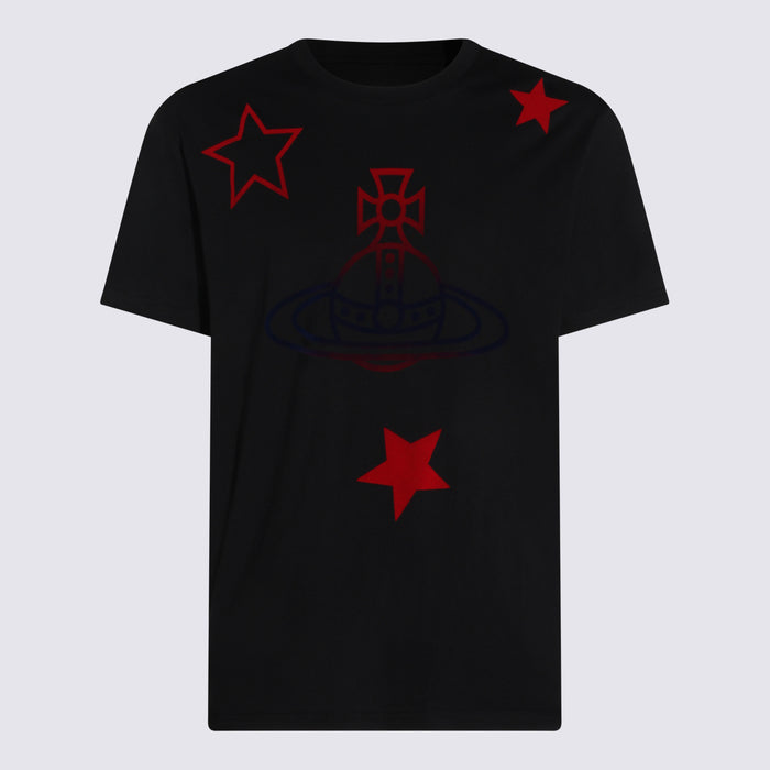 Vivienne Westwood T-Shirts And Polos Black _100 % Co
