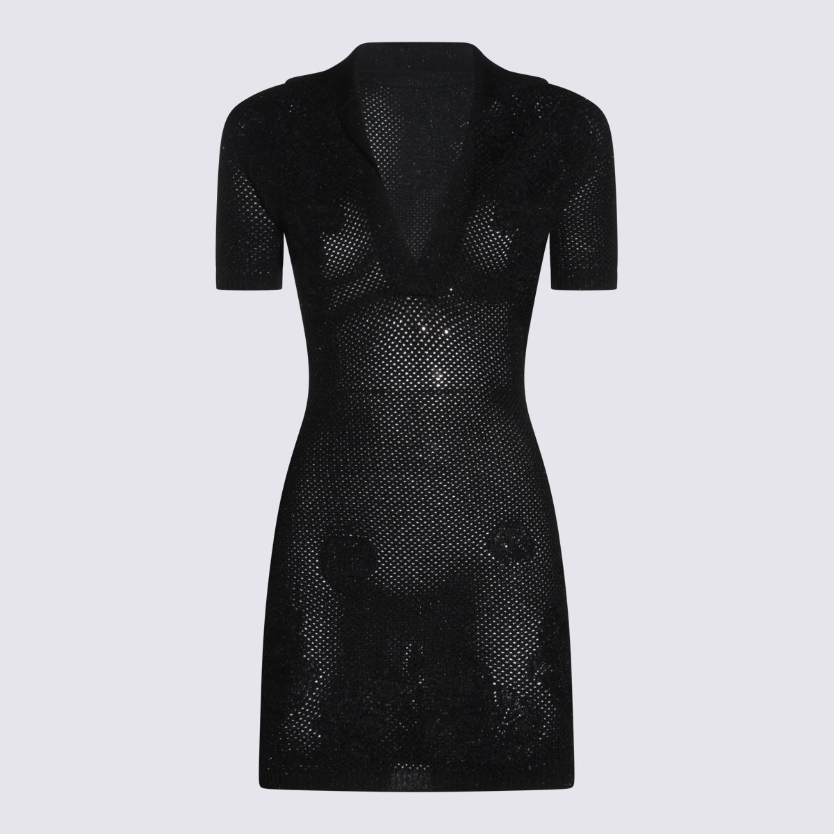 Amiri Dresses Black _vi Pl Pa