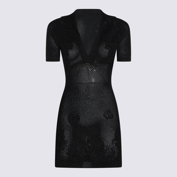 Amiri 78% Viscose dress in black