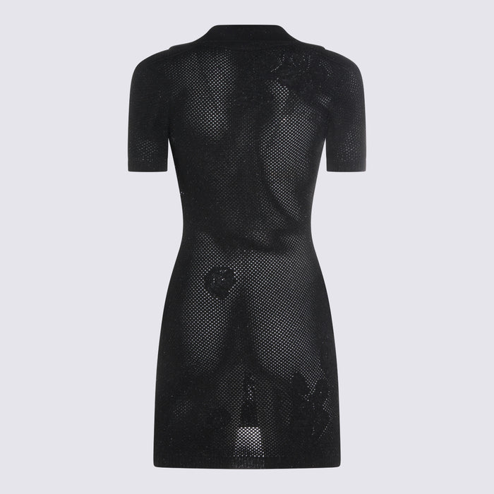 Amiri Dresses Black _vi Pl Pa