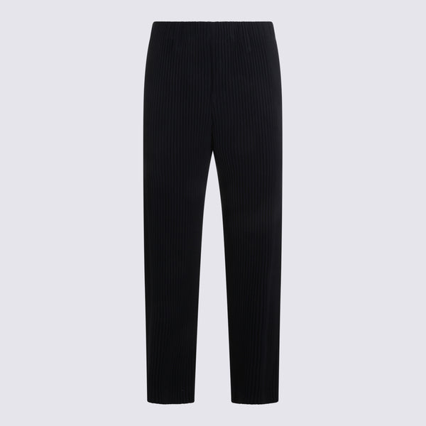 Homme Plisse Issey Miyake 100% Polyester trousers in navy