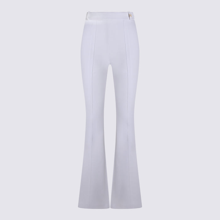 Elisabetta Franchi Trousers Ivory Plea