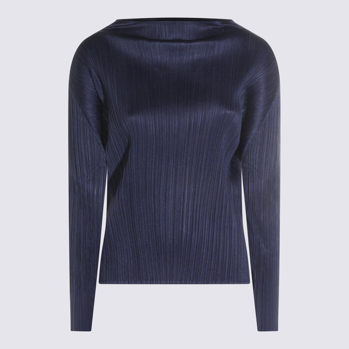 PLEATS PLEASE ISSEY MIYAKE Top Blue _pl