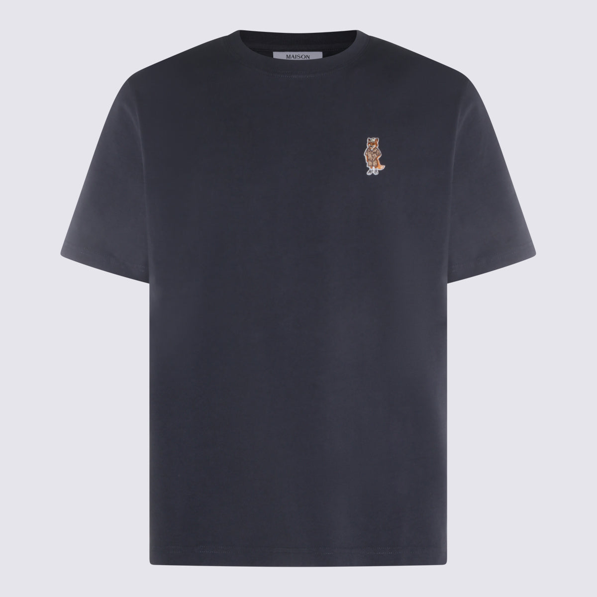 MAISON KITSUNE T-shirts and Polos Shadow Blue _co