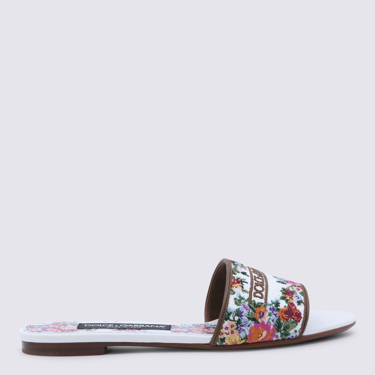 Dolce & Gabbana Flat shoes Bianco Multi _cover Le Sole El