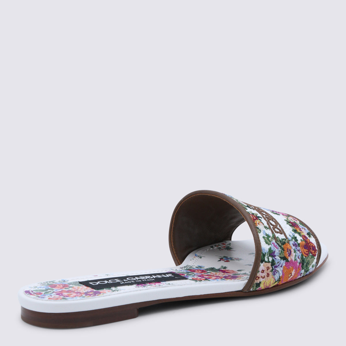 Dolce & Gabbana Flat shoes Bianco Multi _cover Le Sole El