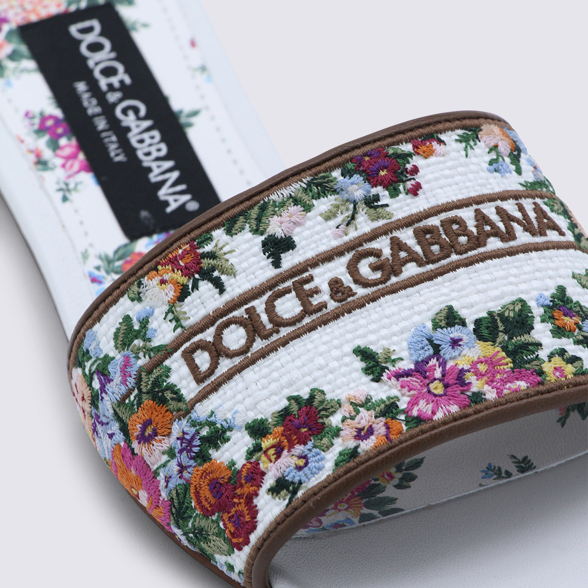 Dolce & Gabbana Flat shoes Bianco Multi _cover Le Sole El
