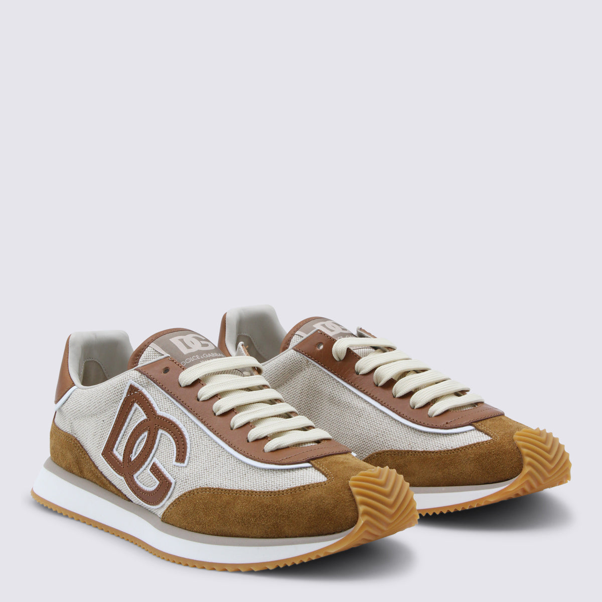 Dolce & Gabbana Sneakers Beige/marrone _cover Le Sole El