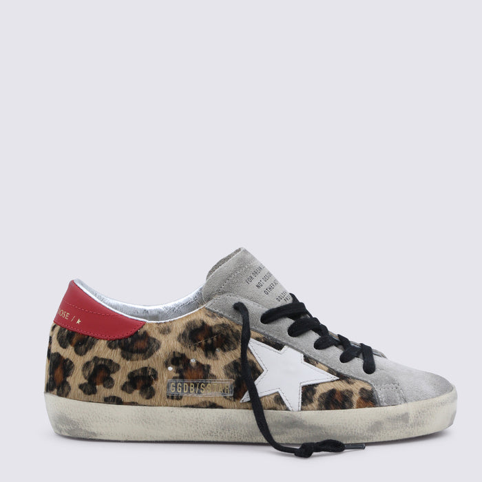 Golden Goose Sneakers Leopard/white/red _cover Tex/le - Sole El