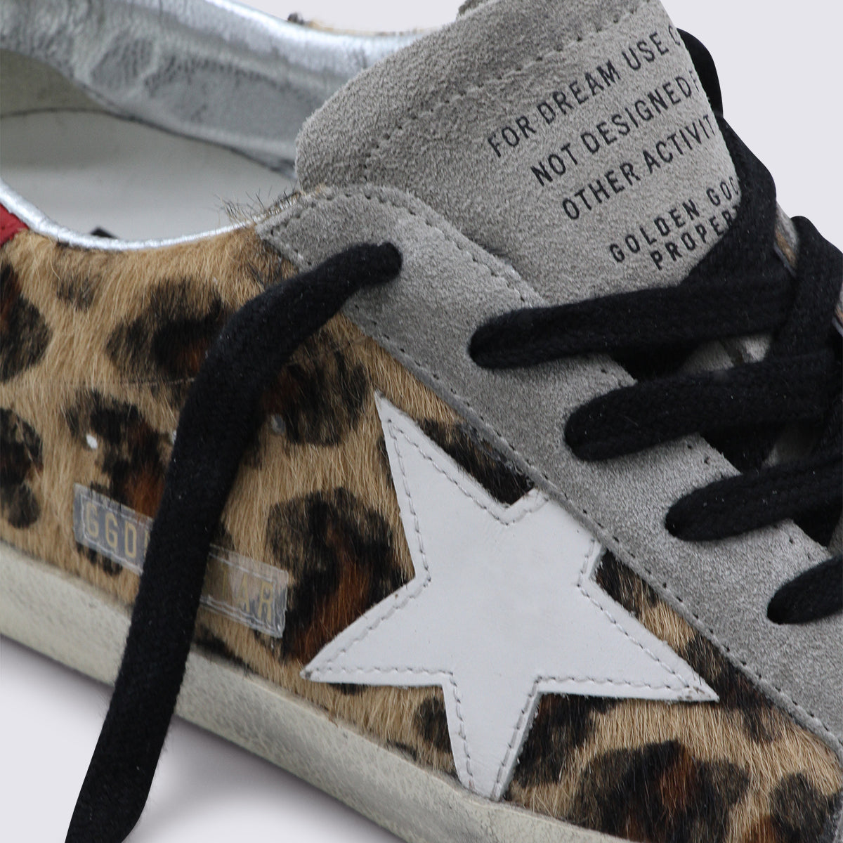 Golden Goose Sneakers Leopard/white/red _cover Tex/le - Sole El