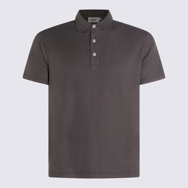 Altea 100% Cotton polo in gray