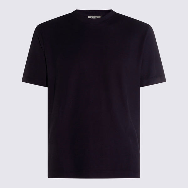 Altea 100% cotton t-shirt in navy