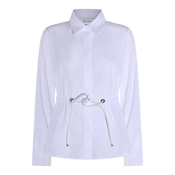 Max Mara 100% Cotton shirt in white