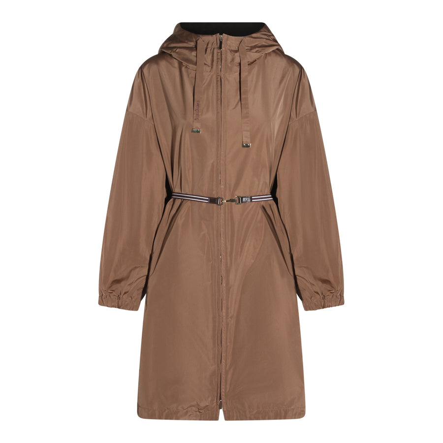 Max Mara The Cube 100% Polyester raincoat in beige