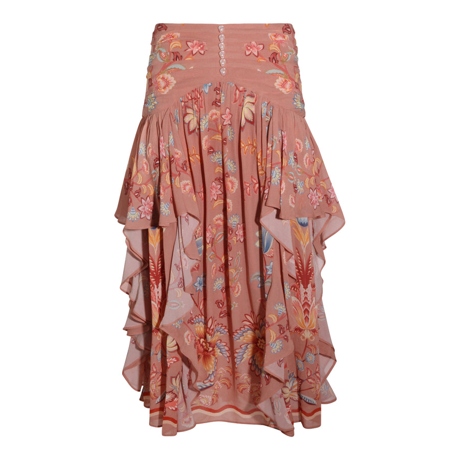 Farm Rio Viscose skirt in beige