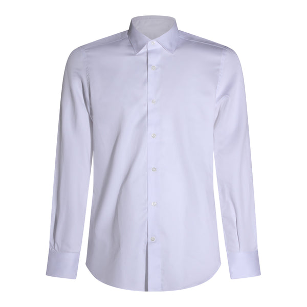 Mazzarelli 100% Cotton shirt in white