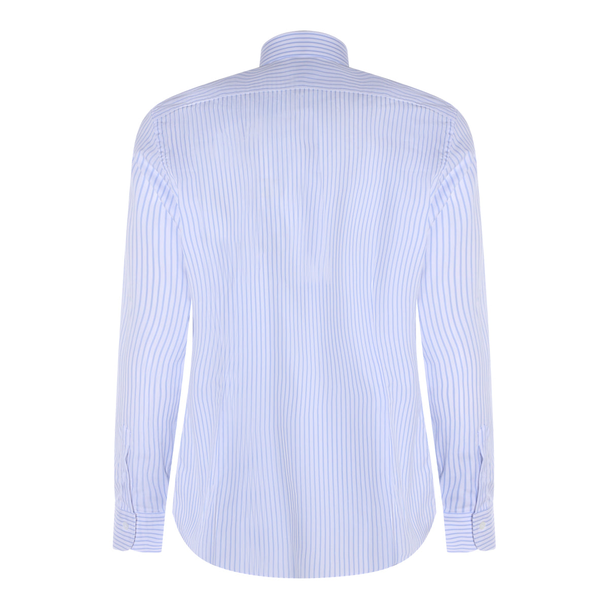 Mazzarelli Shirts Bianco-azzurro _100 % Co