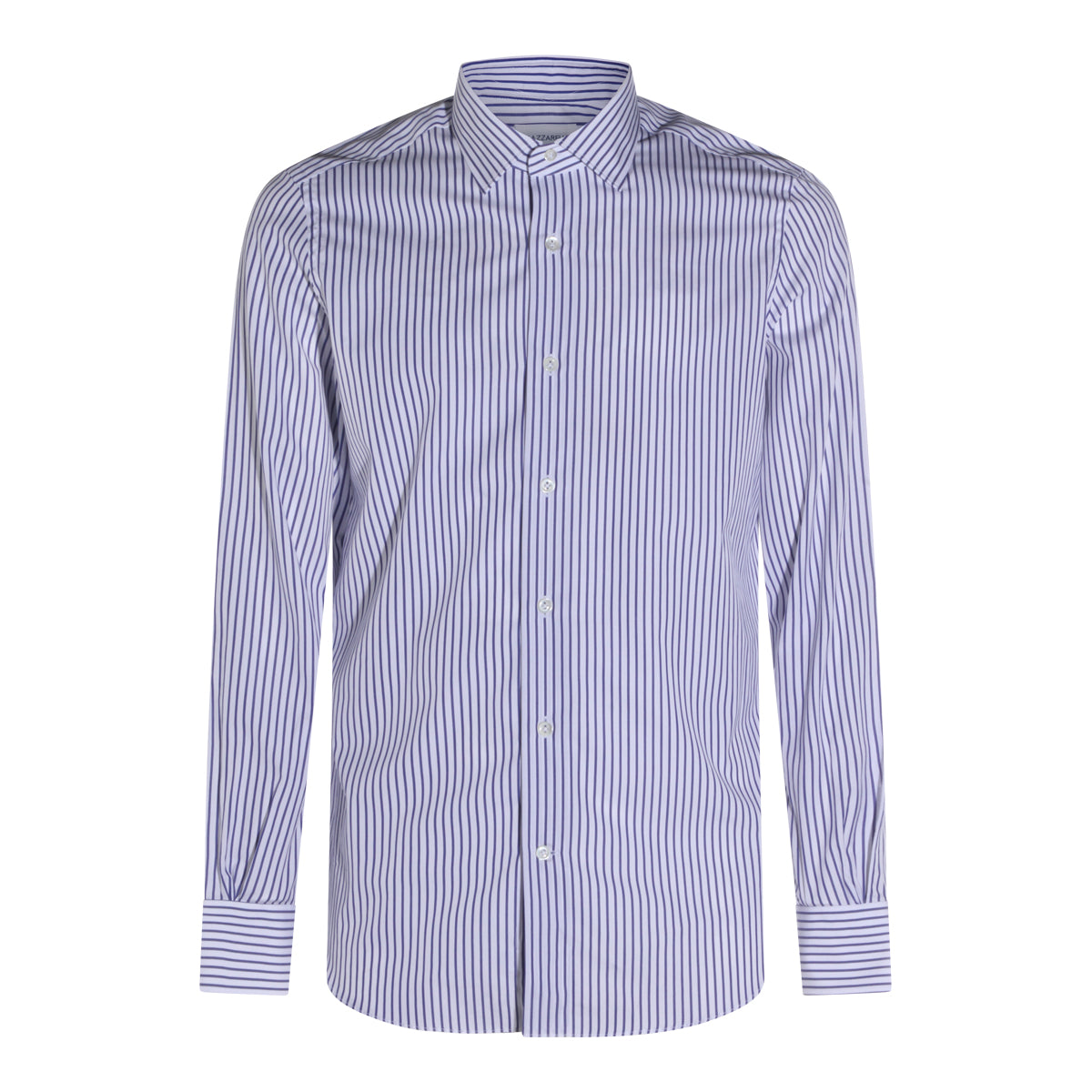 Mazzarelli Shirts Bianco-blu _100 % Co