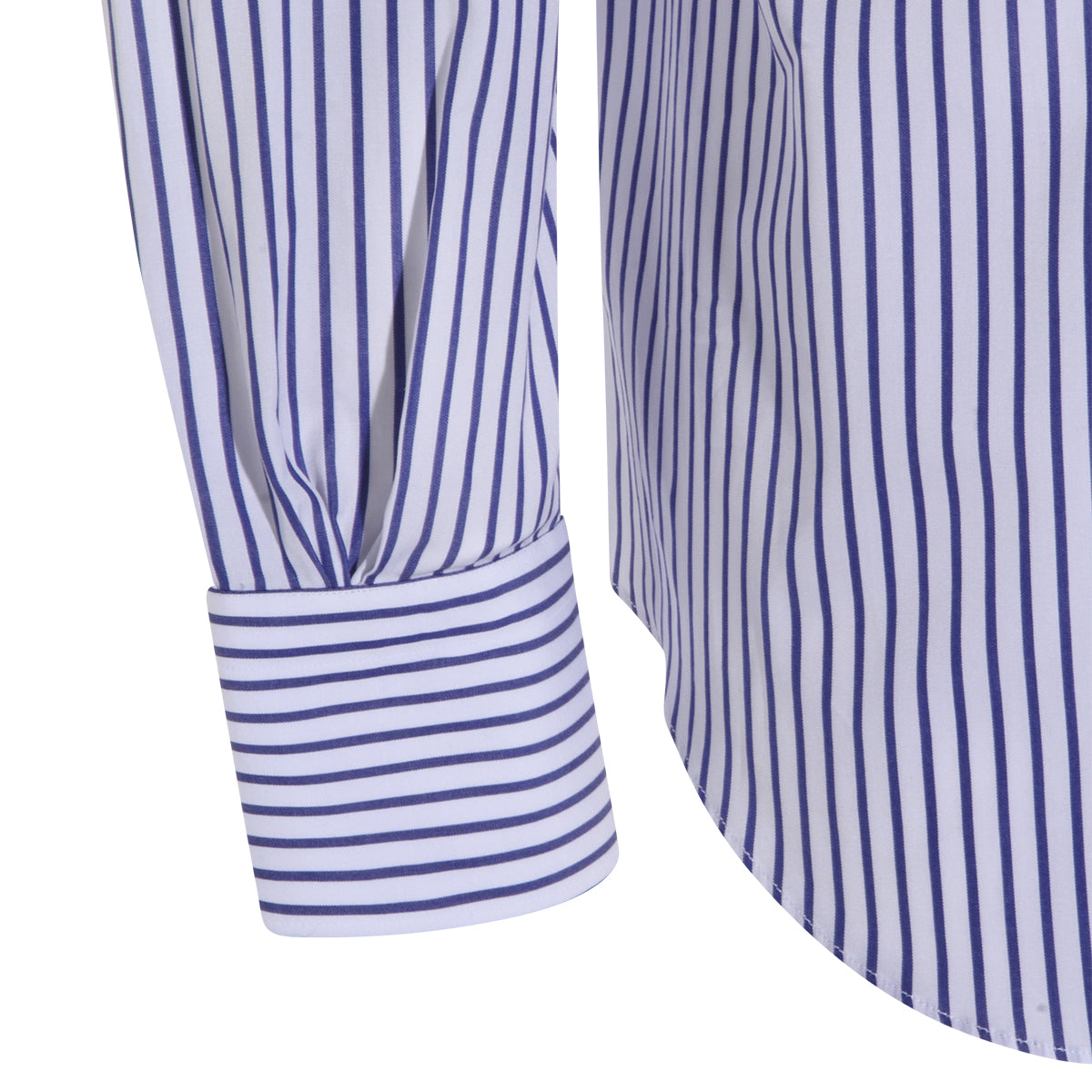 Mazzarelli Shirts Bianco-blu _100 % Co