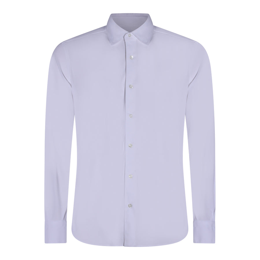 Mazzarelli 100% Cotton shirt in white