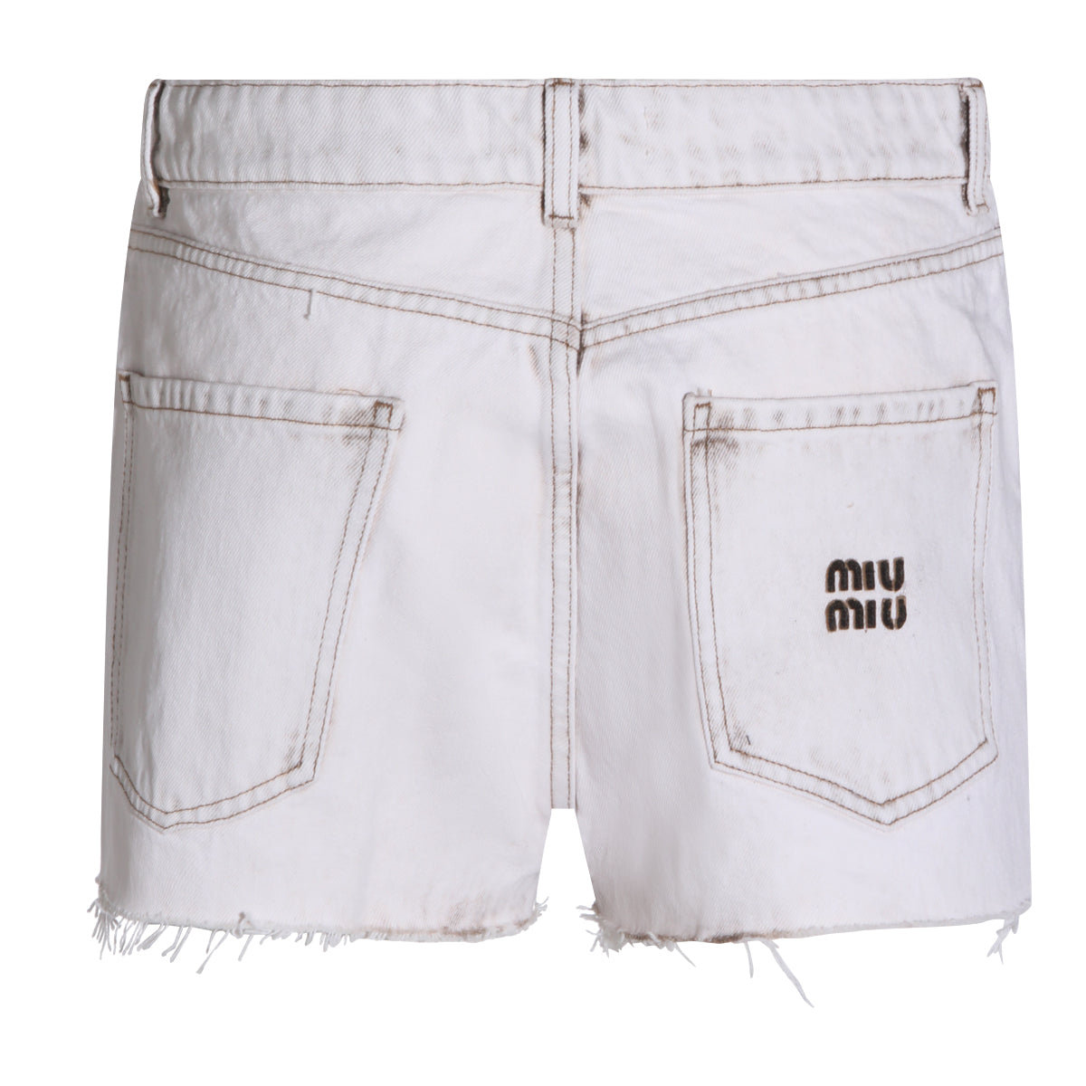 Miu Shorts White