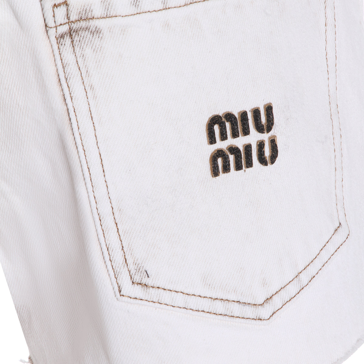 Miu Shorts White