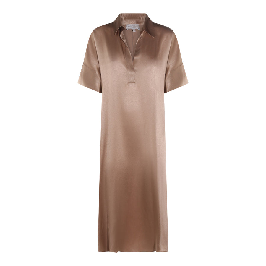 Antonelli Firenze 55% Acetate dress in beige