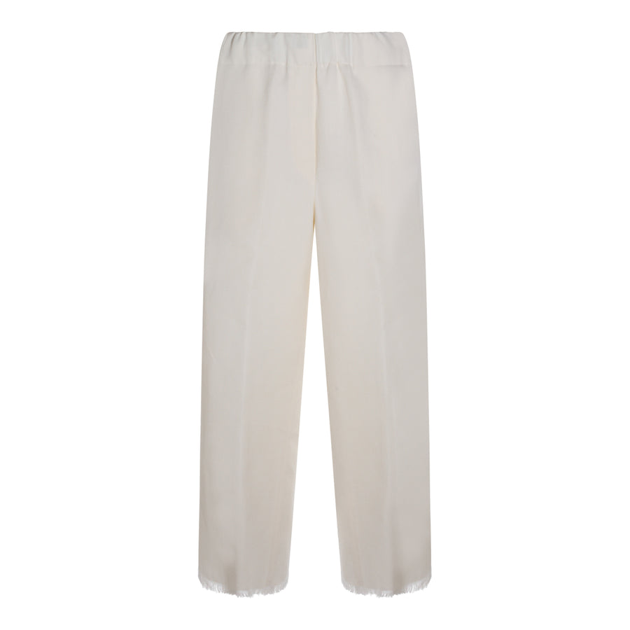 Antonelli Firenze 73% viscose trousers in beige