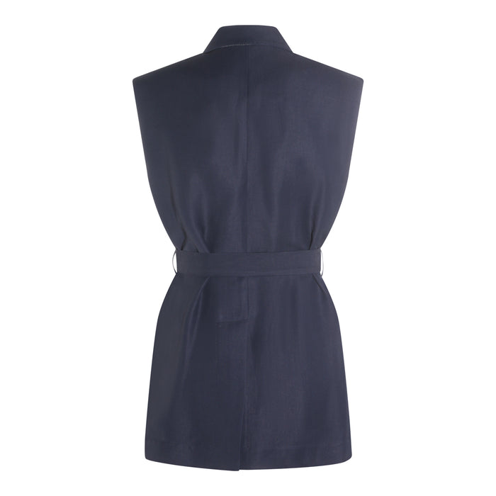 Brunello Cucinelli Top Blue Abisso _vi Li