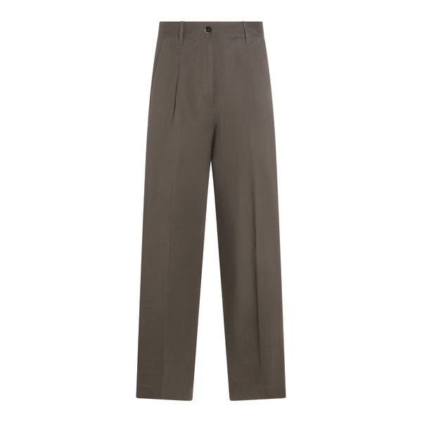 Nine In The Morning 95% Cotton trousers in green