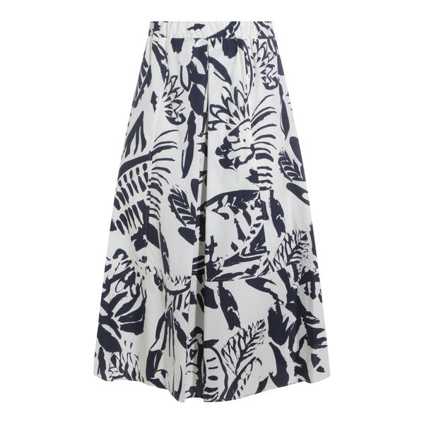 Antonelli Firenze 100% Cotton skirt in navy